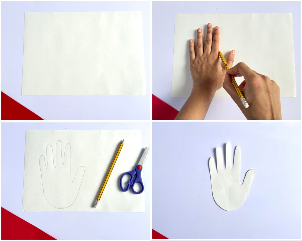 handprint santa craft for kids