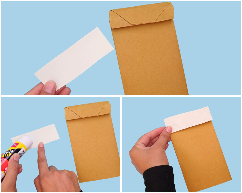 Paper bag santa claus craft for kids