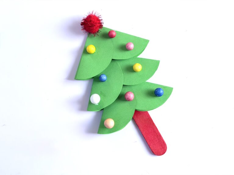 Paper Christmas Tree Craft for Kids