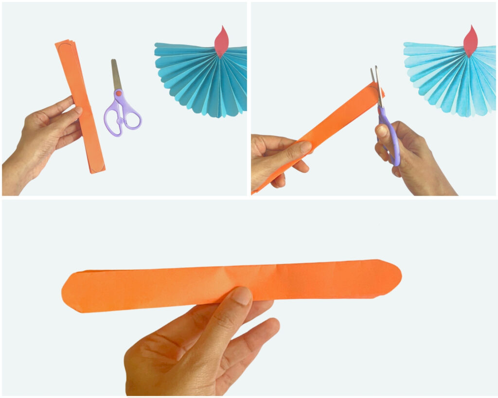 Diwali Paper Diya Craft for Kids