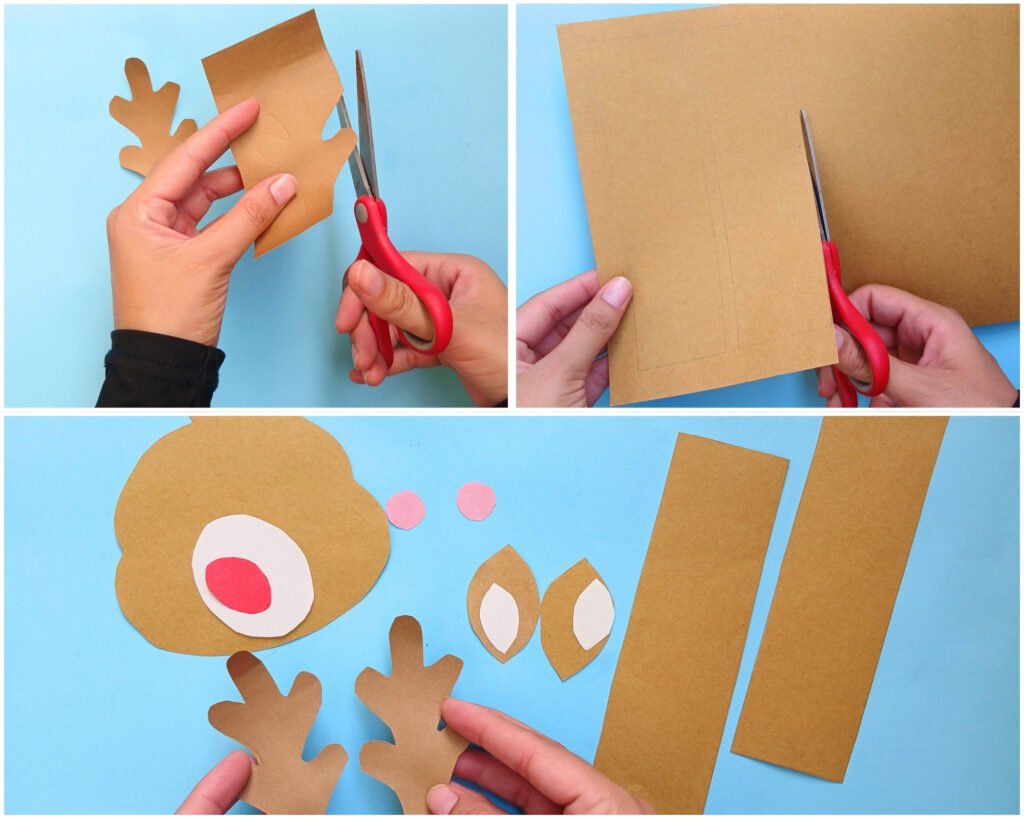 reindeer headband craft with free template