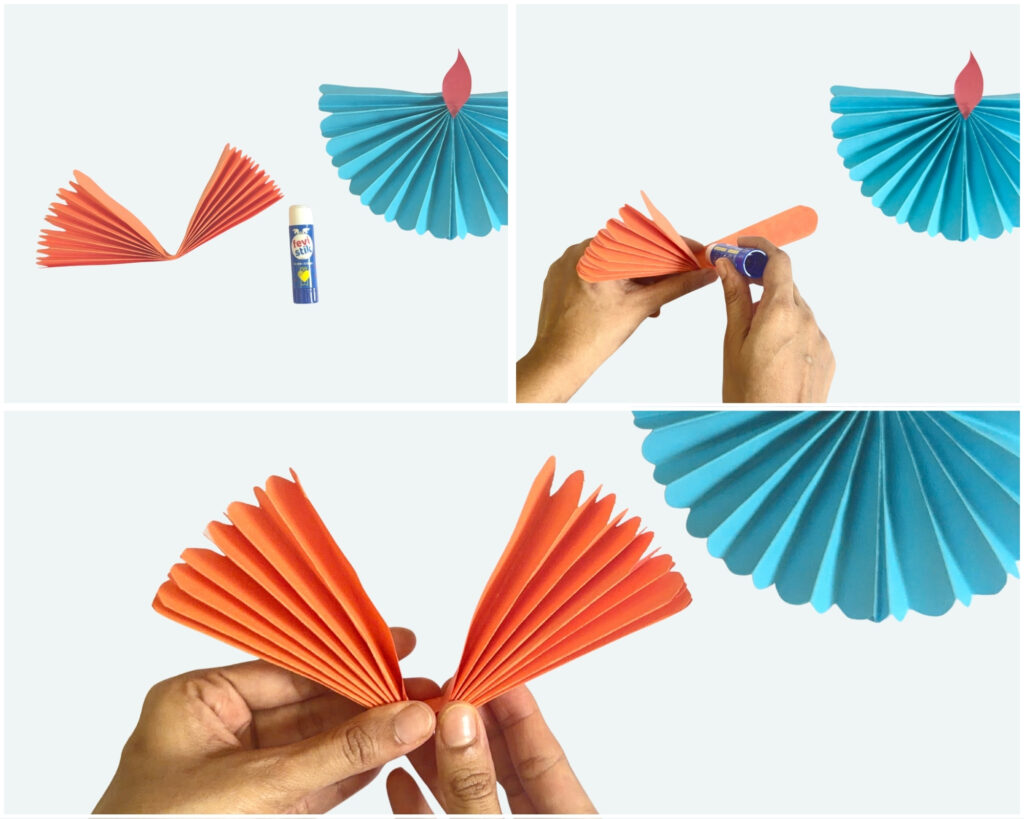 Diwali Paper Diya Craft for Kids