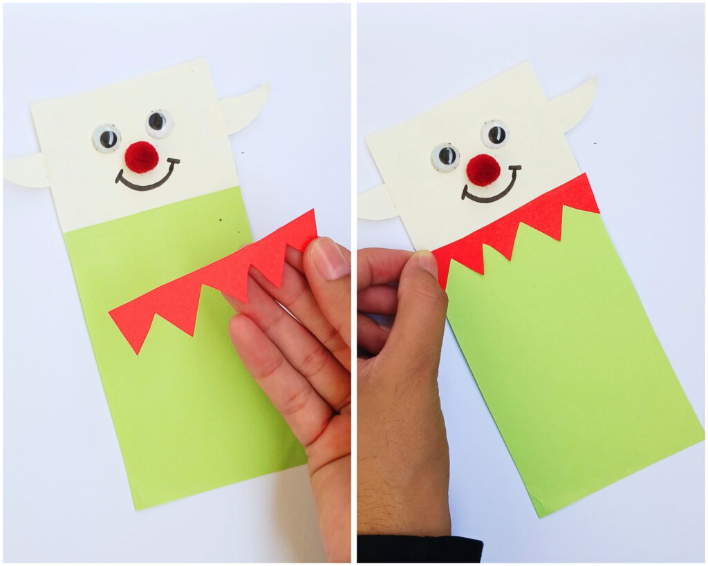 paper elf craft for kids