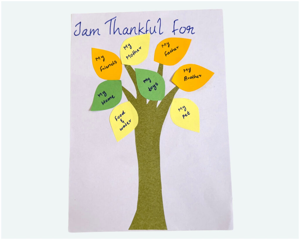 Thankful Tree Craft for Kids