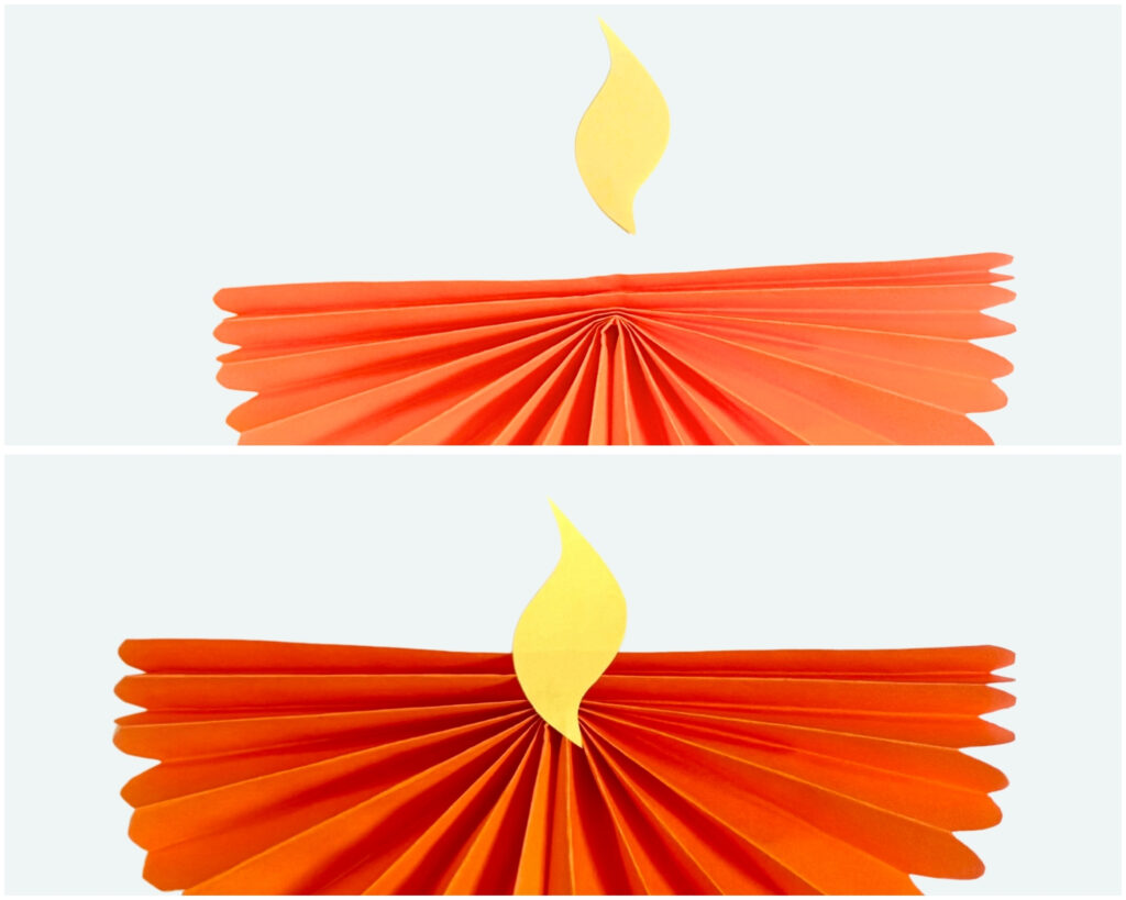 Diwali Paper Diya Craft for Kids