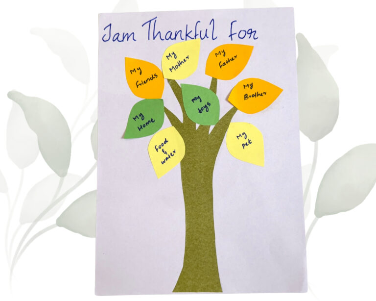 Thankful Tree Craft for Kids