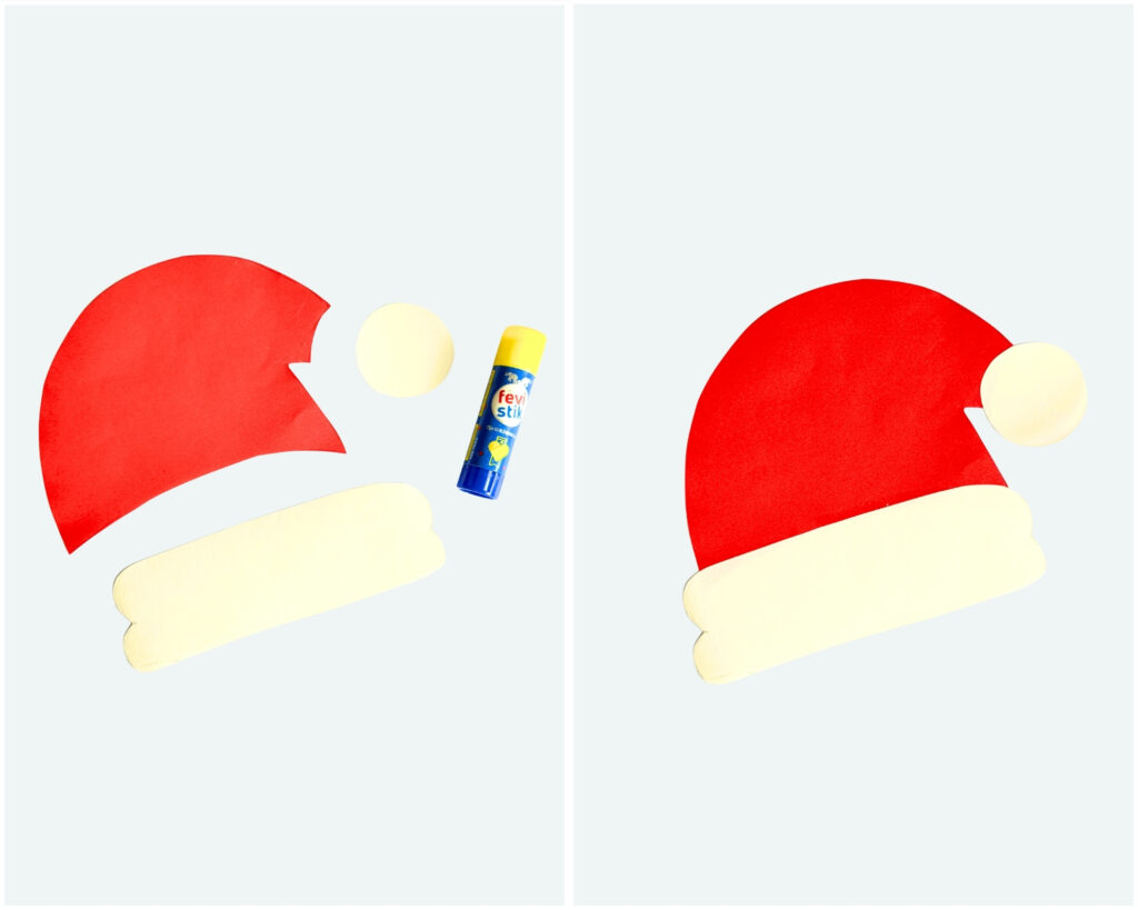paper plate santa claus crafts for kids with free template
