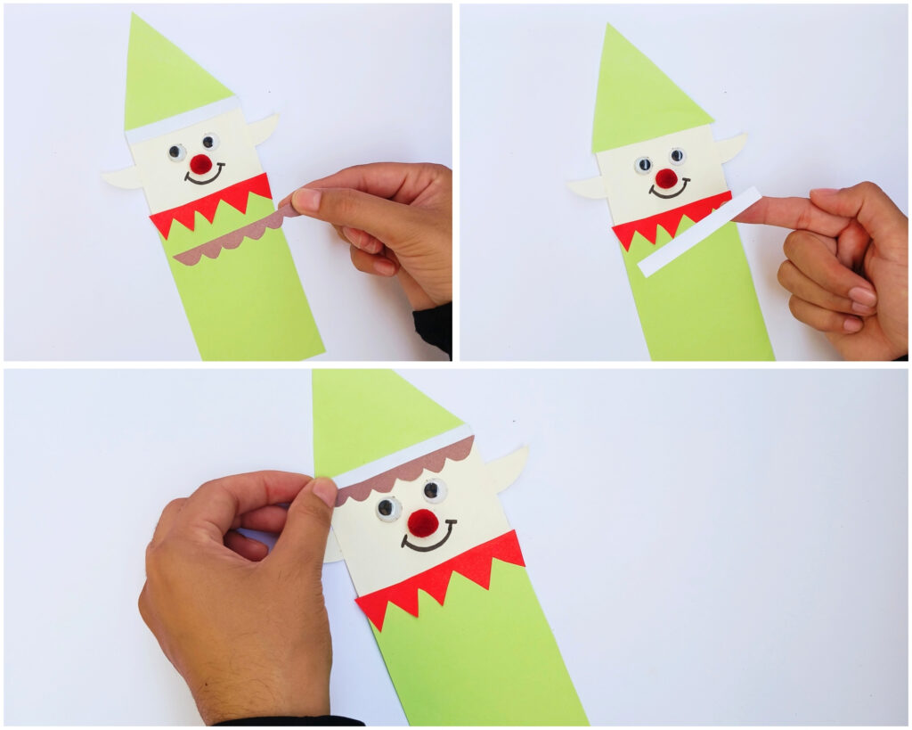 paper elf craft for kids