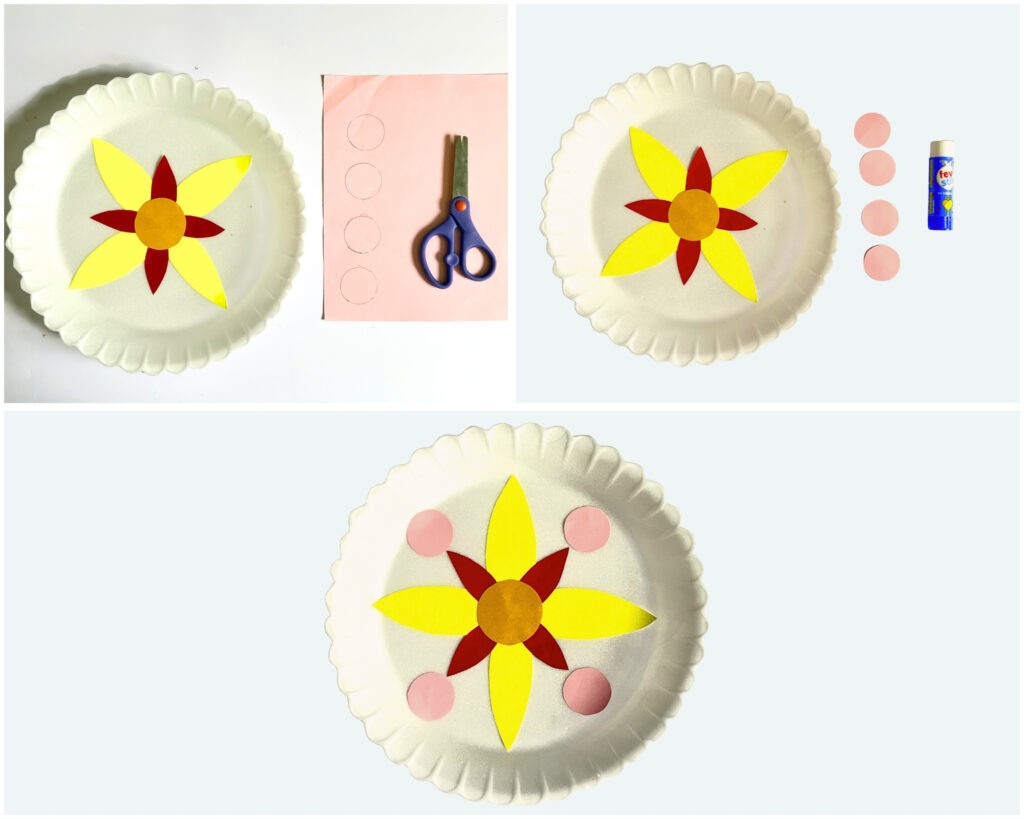 Paper Plate Rangoli Craft for Kids
