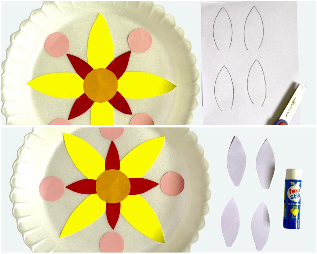 Paper Plate Rangoli Craft for Kids