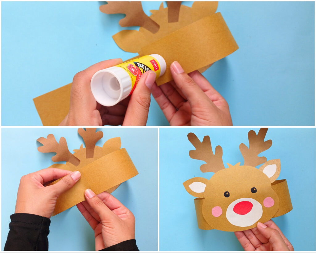 reindeer headband craft with free template