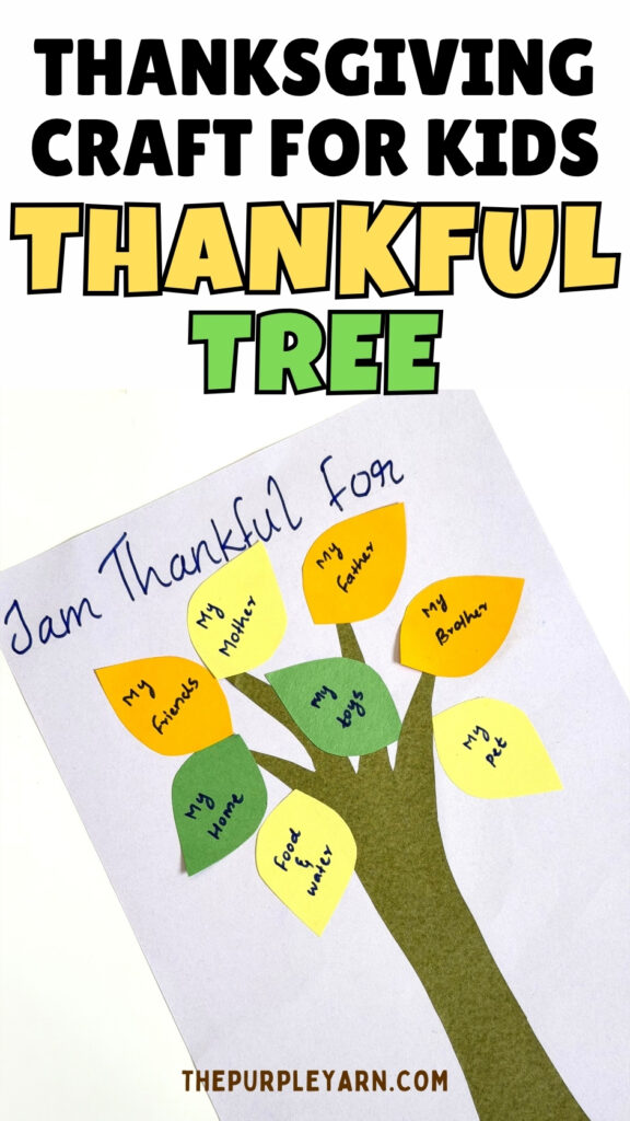 Thankful Tree Craft for Kids