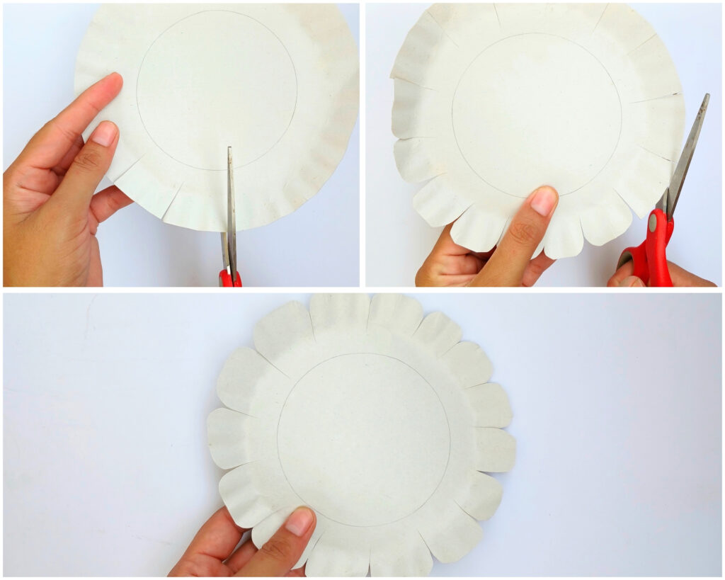 Paper Plate Sunflower Craft
