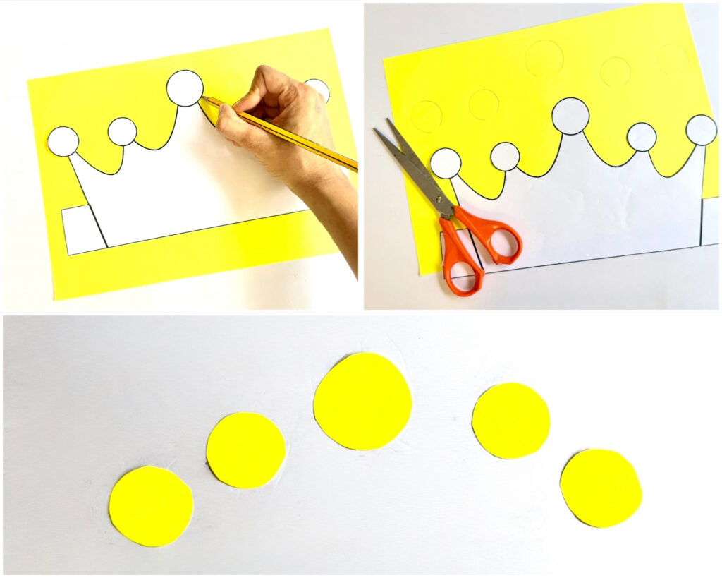 New Year's Paper Crown Craft for Kids