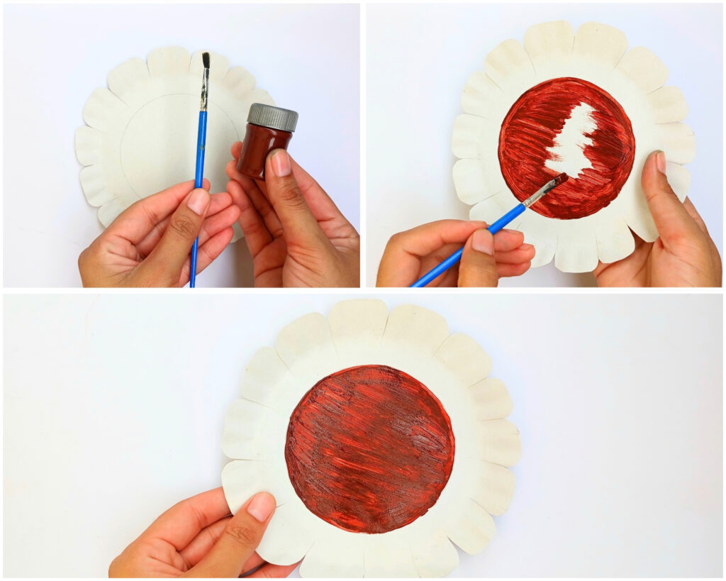 Paper Plate Sunflower Craft