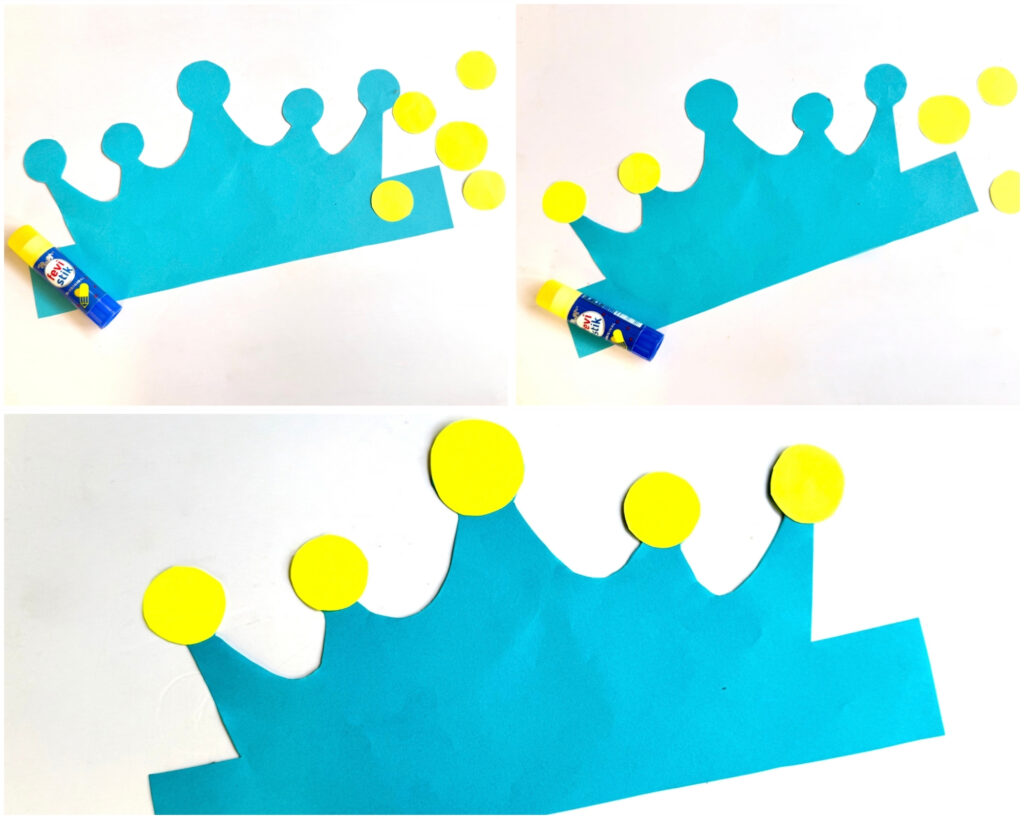 New Year's Paper Crown Craft for Kids