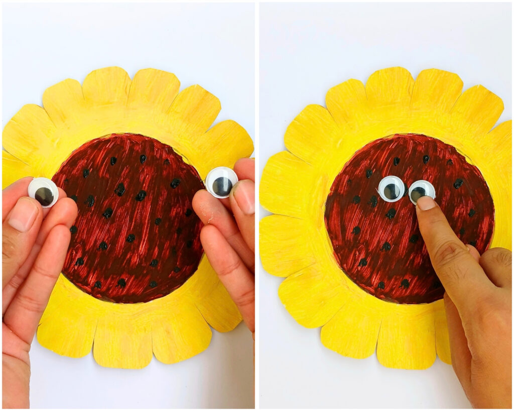 Paper Plate Sunflower Craft