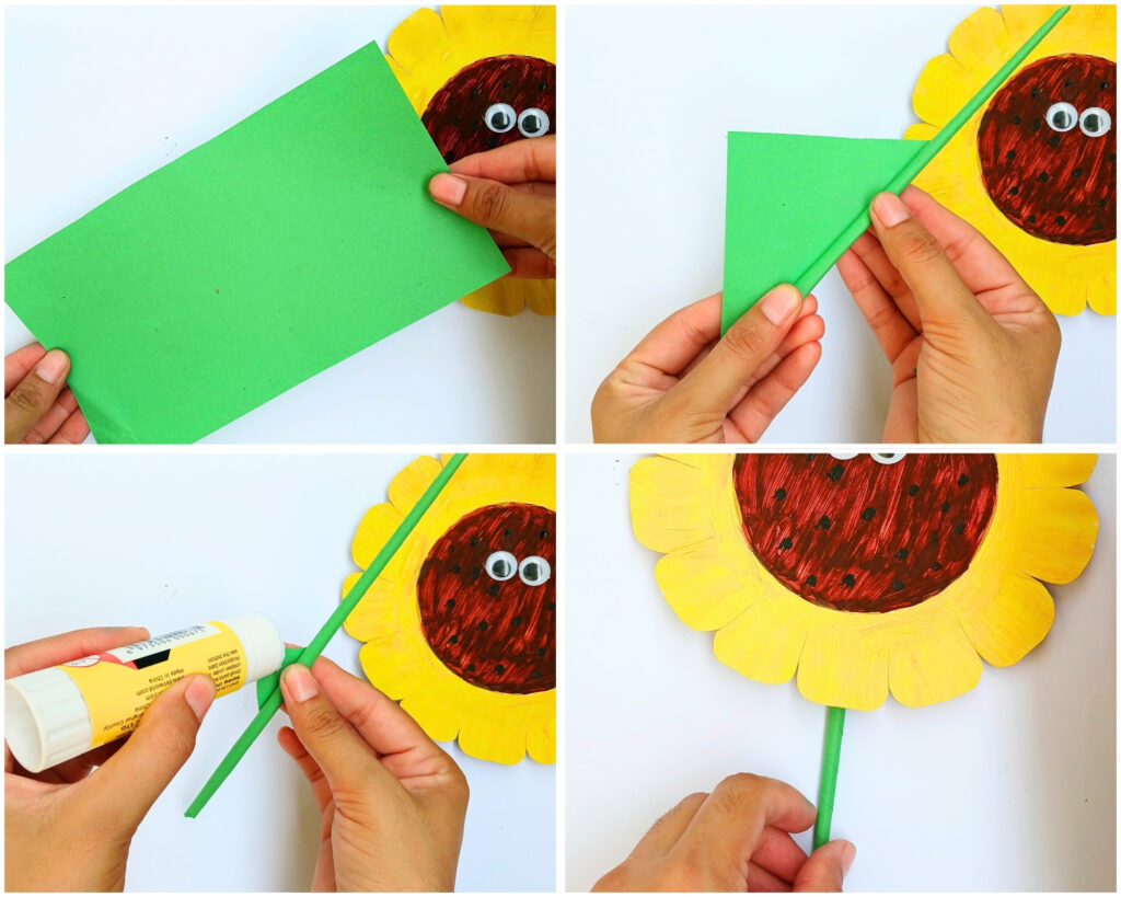 Paper Plate Sunflower Craft
